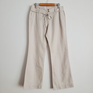 🆕️Linen Blend Wide Leg Pants Size 6 Regular